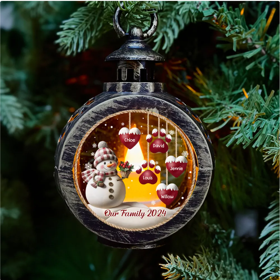Sweet Heart - Personalized Custom Christmas Lantern